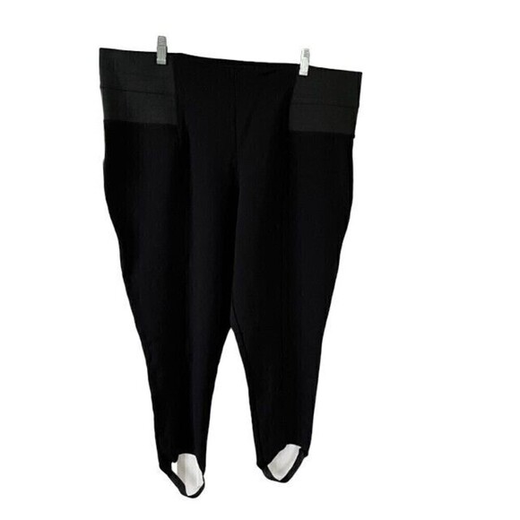 Eloquii Black Miracle Flawless Stirrup Leggings Size 22 - Picture 6 of 8